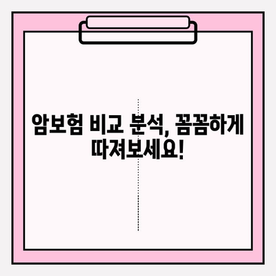 저렴한 암보험 비교 & 보장 분석| 나에게 맞는 암보험 찾기 | 암보험 추천, 암보험료 비교, 보장 분석, 암보험 가입 가이드