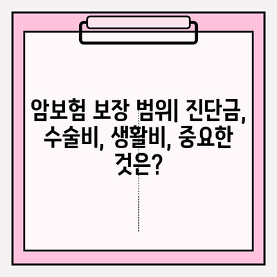 암보험 선택 가이드| 비갱신형 vs 갱신형, 나에게 맞는 보장은? | 암보험 비교, 보험료, 장단점 분석