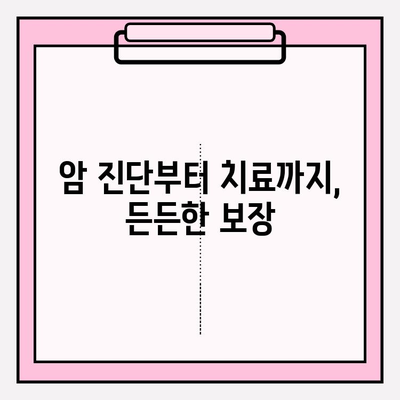 암 보험 보장 내용 완벽 분석| 나에게 맞는 보장 찾기 | 암 보험, 보장 비교, 암 진단, 암 치료, 보험료