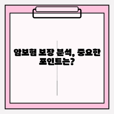 나에게 딱 맞는 암보험 보장, 지금 바로 비교해보세요! | 암보험 추천, 보장 분석, 비교 사이트