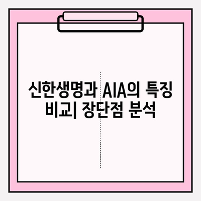 신한생명 vs AIA 암 보험| 나에게 맞는 선택은? | 암 진단금 비교, 보장 분석, 특징 정리