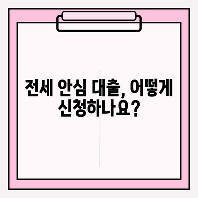 전세 안심 대출, 꼼꼼하게 알아보고 성공적인 계약 하세요! | 자격 조건, 신청 방법, 취급 은행, 후기까지!