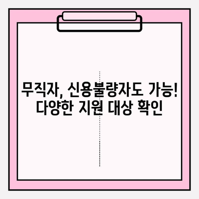 근로자 대상 정부 지원 채무통합 대출 | 자격, 한도, 금리, 조건 총정리 | 무직자, 신용불량자, 사업자, 프리랜서 포함