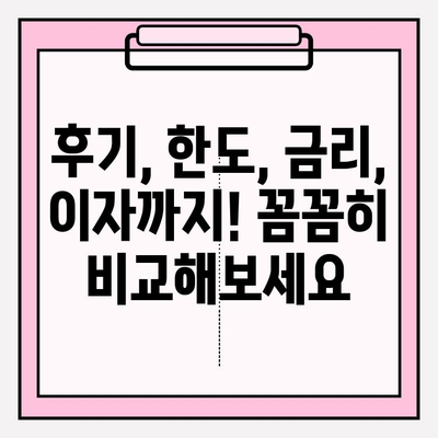 연체자 대출 가능한 곳 6곳 비교분석| 장기/단기 연체자 모두 OK! | 후기, 한도, 금리, 이자, 대출기간, 필요서류, 제출서류