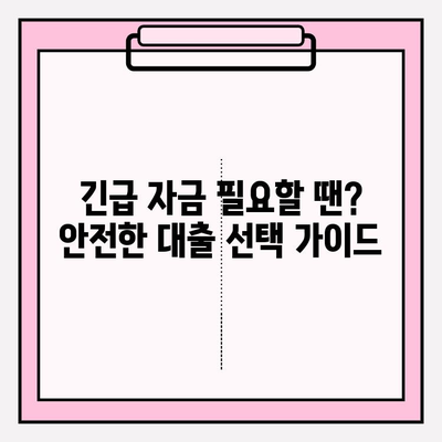 연체자도 가능한 대출 5곳 추천| 긴급 상황, 안전한 선택은? | 후기, 한도, 금리, 이자, 대출기간, 필요서류