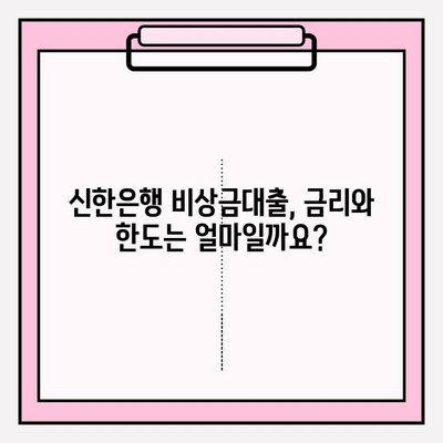 신한은행 쏠편한 비상금대출 완벽 가이드| 금리, 한도, 자격, 후기까지! | 비상금, 대출, 신청, 조건, 상환, 서류
