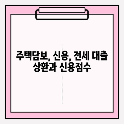 대출 상환과 신용점수| 6가지 주요 사항 | 주택담보, 신용, 전세, 카카오뱅크 비상금, 학자금, 디딤돌