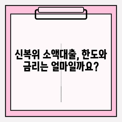 신용회복위원회 소액대출, 나도 가능할까? | 신복위 성실상환자 대출 신청 가이드 (조건, 한도, 비대면 간편대출)