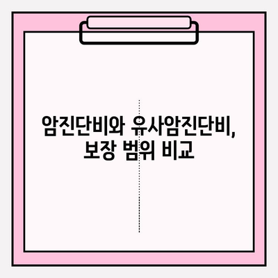 유사암진단비 vs 암진단비 보험| 나에게 맞는 선택은? | 보험 가입 가이드, 비교 분석, 핵심 정보