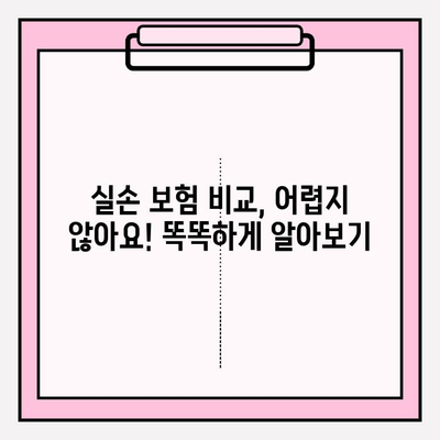 실손 보험 가입 전 꼭 비교해야 하는 이유 | 실손 보험 비교, 보험료, 보장 범위, 추천