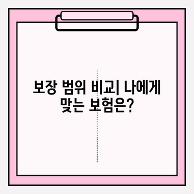 후유장애보험 vs 질병후유장해보험| 보험료 비교분석 & 최적의 선택 가이드 | 보험료, 비교, 추천, 가입