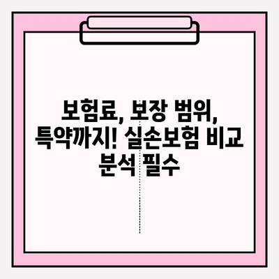 실손보험 가입 전 꼭 비교해야 할 실손의료비 보험! 나에게 맞는 보험 찾기 | 실손보험, 의료비 보장, 보험 비교